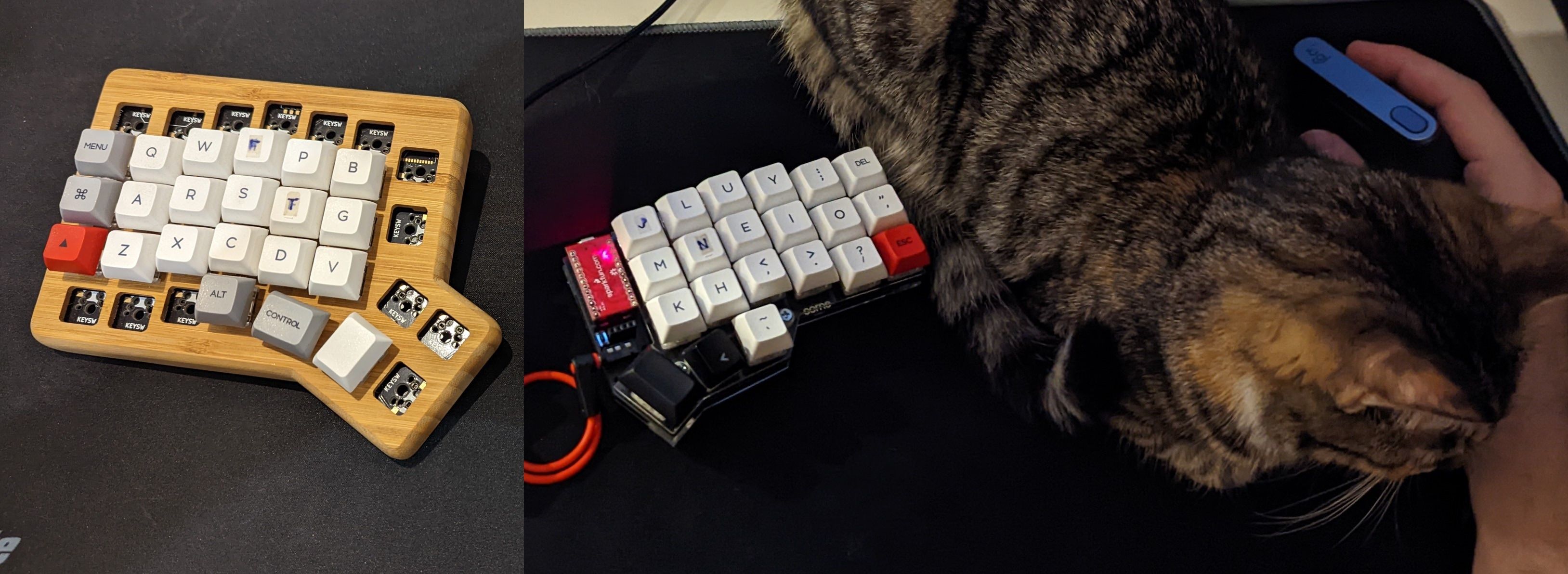 Test of the next desired key layout still on an old keyboard